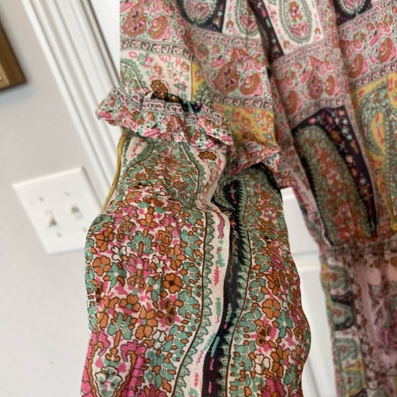 ILLA ILLA Woman’s Paisley Boho Print Maxi Dress. Size: Small Preloved - Picture 5 of 13